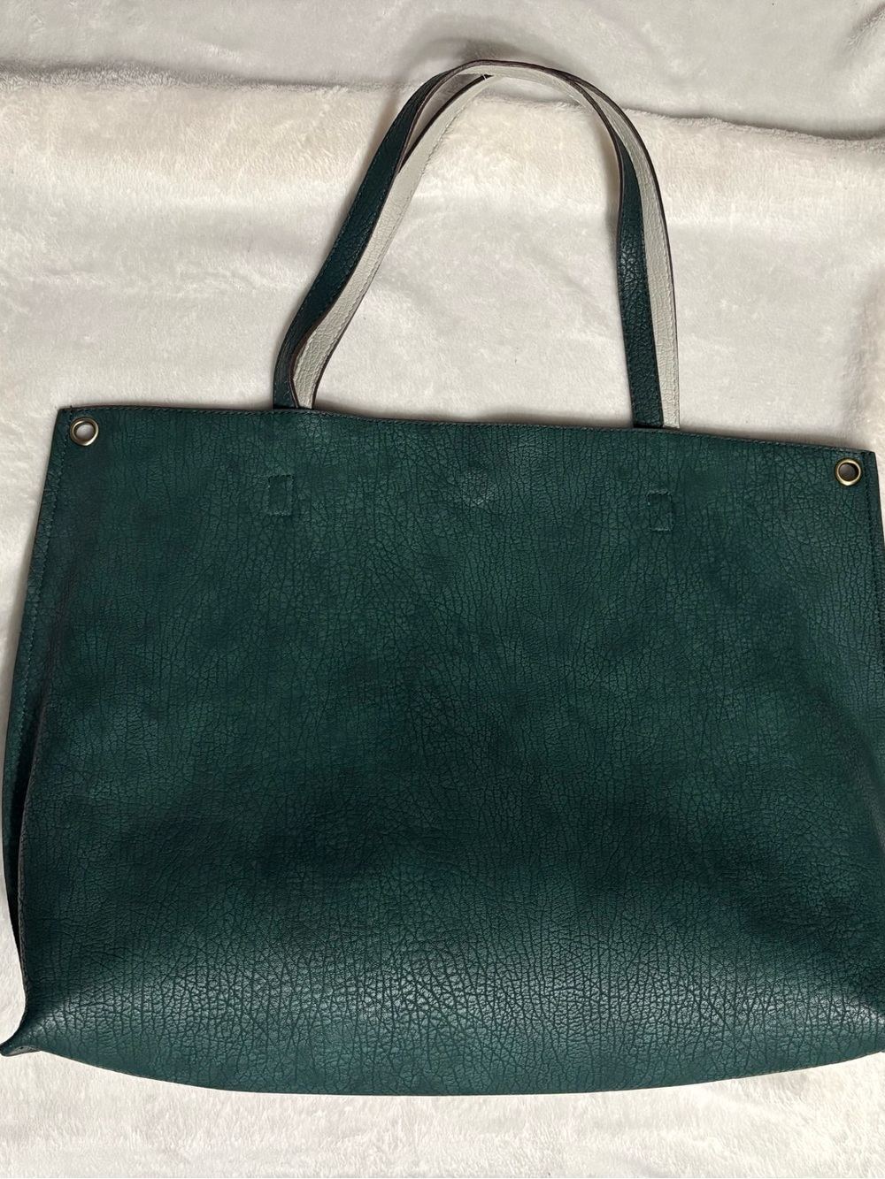 Free People Green Leather Tote Bag for Women